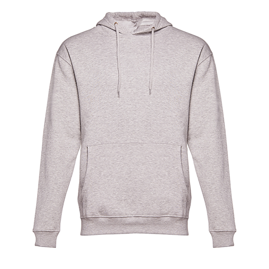 Толстовка мужская с капюшоном PHOENIX, серый меланж, 2XL, 50% хлопок, 50 полиэстер, 320 г/м2