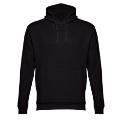 Толстовка мужская с капюшоном PHOENIX, черный, 5XL, 50% хлопок, 50 полиэстер, плотность 320 г/м2
