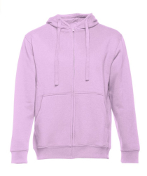 Толстовка мужская с капюшоном на молнии AMSTERDAM, сиренев., XL, 50% хлопок, 50% полиэстер, 320 г/м2