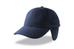 Бейсболка "SNOW FLAP STOPPER-S", тёмно-синий, 100% переработанный полиэстер, 230 г/м2