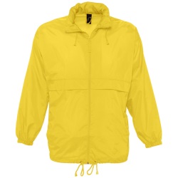 Ветровка мужская SURF, желтый, 2XL, 100% нейлон, 210Т