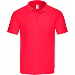 Поло мужское "Original Polo", красный_2XL, 100% х/б, 185г/м