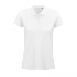 Поло женское PLANET WOMEN, белый, 2XL, 100% органический хлопок, 170 г/м2