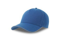 Бейсболка REFLECT-S, 5 клиньев, синий, 100% перераб. полиэстер, 200 г/м2, металлическая застежка