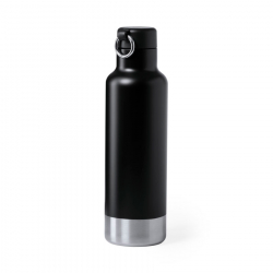 Бутылка для воды PERNAL, чёрный, 750 мл, нержавеющая сталь