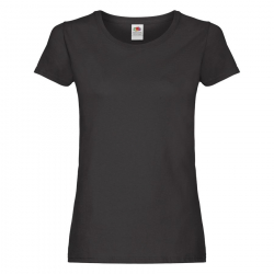 Футболка женская Lady Fit Original T, черный 2XL, 100% х/б, 145 г/м2