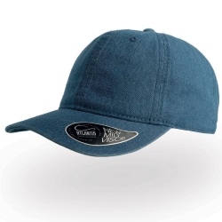Бейсболка "DAD HAT", 6 клиньев, металлическая застежка, светлый джинс, 100% хлопок, 280 г/м2