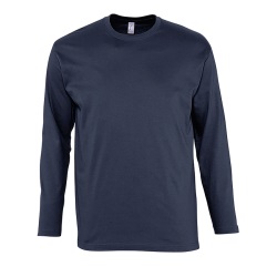 Футболка мужская с длинным рукавом MONARCH, темно-синий, 3XL, 100% хлопок, 150 г/м2