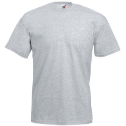 Футболка мужская VALUEWEIGHT T 165, серый меланж_2XL, 97% хлопок, 3% полиэстер