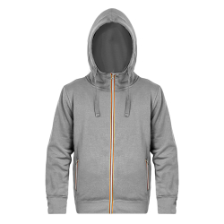 Толстовка мужская LAS VEGAS MAN, серый меланж, 2XL, 80% хлопок, 20% полиэстр, 280 г/м2